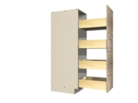 Pullout Pantry Rack (4 equal height shelves)