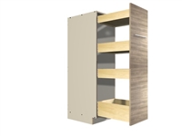 Pullout Pantry Rack (4 varied height shelves)