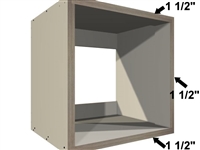 Wall appliance case (DUAL TOP, DUAL DECK, DUAL STILES)