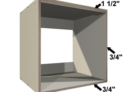 Standard wall appliance case (DUAL TOP)