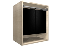 Closet Hamper Cabinet (24" wide hamper, 25.50" wide cabinet)