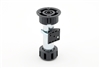 Concealed Leveling Foot/Crown Backer- Steel and Plastic (4" to  5 1/2") or (5" to 6 3/4") 