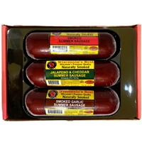 Smoked Summer Sausage Sampler Gift Box