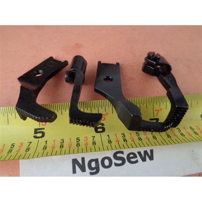 One Set Right 240135/240158 and Left 240551 / 240552 .  Zipper Walking Presser Foot For Walking Foot Industrial Juki Singer Consew Brother  Sewing Machines