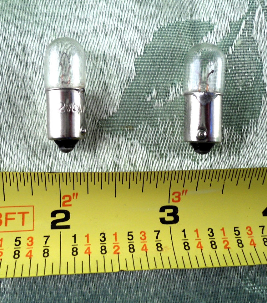 2pcs. Clear Sewing Machine Light Bulb 12V 5W 11/32 Base for Singer Viking  Pfaff