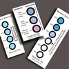 04BZ14C10 HUMIDITY INDICATOR CARDS, 20%-40%, 3"x2", 125/PINT CAN