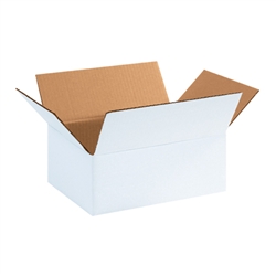 Box, 11 1/4 x 8 3/4 x 4  White 200# / 32 ECT 25 bdl./ 500 bale