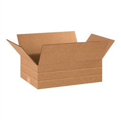Box, 18 x 12 x 6 Multi-Depth 4, 2" 200# / 32 ECT 25 bdl./ 500 bale