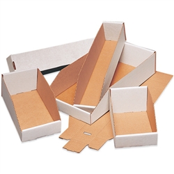 Bin Box,  8 x 24 x 4 1/2" Open Top Bin Box, 50/Bundle