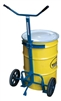 DRUM/BARREL TRUCK, MANUAL, 800 LB CAPACITY, 24" TO 48" HIGH DRUMS