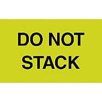 LABELS, 3" x 5", DO NOT STACK, 500/ROLL