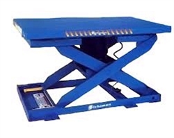 EZU-15 LIFT TABLE, PNEUMATIC, 28X48", 20" TRAVEL, 1500 LB CAP.