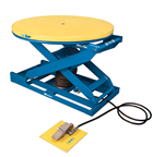 EZU-15-R LIFT TABLE, PNEUMATIC, 43" DIA. TT, 20" TRAVEL, 1500 LB CAP.