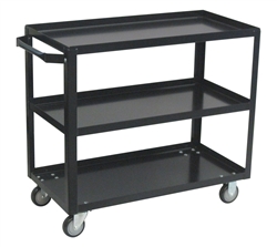 Cart, 3 Shelf Service 24x48 800# Cap Med Duty Boxed
