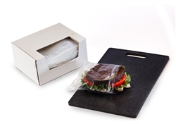 Reclosable Sandwich Bags (Zipper) in Dispenser Box 1 mil 6.5x6 500/Case