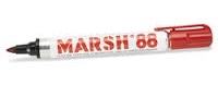 MARKER, MARSH 88, RED DYE, 12/BOX