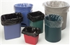 Trash Liners 25x17x48 Black Poly Liners 4 mil 50/Case