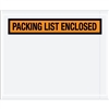 4 1/2" x 5 1/2" Orange "Packing List Enclosed" Envelopes 1000/Case