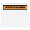 4 1/2" x 5 1/2" Orange "Invoice Enclosed" Envelopes 1000/Case