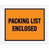 7" x 5 1/2" Orange "Packing List Enclosed" Envelopes 1000/Case