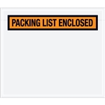 7" x 6" Orange "Packing List Enclosed" Envelopes 1000/Case