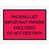 4 1/2" x 6" Red "Important Papers Enclosed" Envelopes 1000/Case