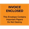 4 1/2" x 6" Orange "Important Papers Enclosed" Envelopes 1000/Case