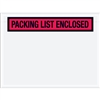 4 1/2" x 6" Red "Packing List Enclosed" Envelopes 1000/Case