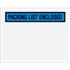 7" x 5 1/2" Blue "Packing List Enclosed" Envelopes 1000/Case