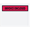 4 1/2" x 6" Red (Panel Face) "Invoice Enclosed" Envelopes 1000/Case