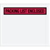 7" x 6" Red "Packing List Enclosed" Envelopes 1000/Case