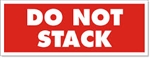 LABELS, 3" x 5", DO NOT STACK, RED, 500/ROLL