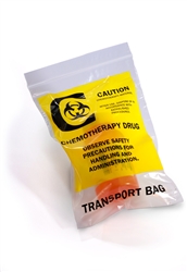 Bag, Reclosable Chemotherapy Drug Transport  6 in. x  9 in. x 2 Mil  1000/Case