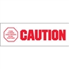 TAPE, PRINTED "CAUTION IF SEAL IS BROKEN", 2" X 110 YD, 36/CS, WHITE/RED