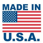LABELS, 2" x 3", MADE IN USA/FLAG, 500/ROLL