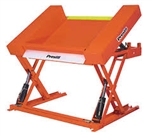 LIFT & TILT TABLE, FLOOR LEVEL, 2000 LB, 44" X 48" PLATFORM