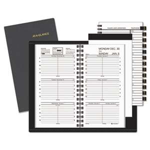 AT-A-GLANCE Compact Weekly Appointment Book, 3 1/4 x 6 1/4, Black, 2017