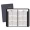 AT-A-GLANCE Weekly Appointment Book Ruled for Hourly Appointments, 4 7/8 x 8, Black, 2017