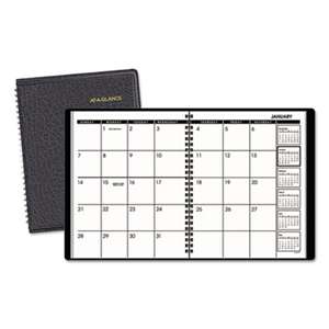 AT-A-GLANCE Monthly Planner, 6 7/8 x 8 3/4, Black, 2017