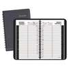 AT-A-GLANCE Daily Appointment Book with 15-Minute Appointments, 8 x 4 7/8, Black, 2017