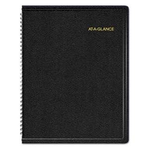 AT-A-GLANCE Triple View Weekly/Monthly Appointment Book, 8 1/4 x 10 7/8, Black, 2017