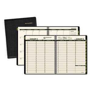 AT-A-GLANCE Recycled Weekly/Monthly Classic Appointment Book, 6 7/8 x 8, Black, 2017