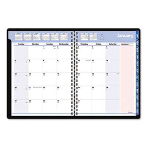 AT-A-GLANCE QuickNotes Special Edition Monthly Planner, 8 1/4 x 10 7/8, Black/Pink, 2017