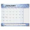 AT-A-GLANCE Slate Blue Desk Pad, 22 x 17, Slate Blue , 2017