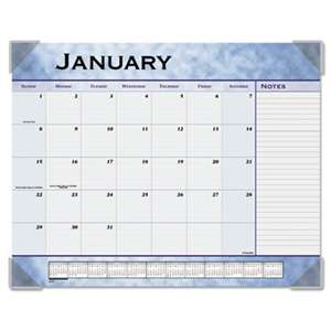 AT-A-GLANCE Slate Blue Desk Pad, 22 x 17, Slate Blue , 2017