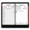 AT-A-GLANCE Two-Color Desk Calendar Refill, 3 1/2 x 6, 2017