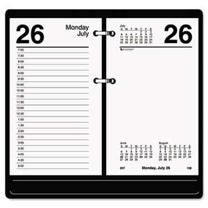 AT-A-GLANCE Recycled Desk Calendar Refill, 3 1/2 x 6, White, 2017