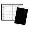 AT-A-GLANCE Monthly Planner, 7 7/8 x 11 7/8, Black Cover, 2016-2018
