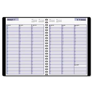 AT-A-GLANCE Weekly Appointment Book, 8 x 11, Black, 2017