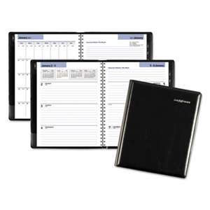 AT-A-GLANCE Executive Weekly/Monthly Planner, 6 7/8 x 8 3/4, Black, 2017